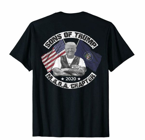 

r1 sons of trump vote for president funny political trump black t-shirt s-6xl, White;black