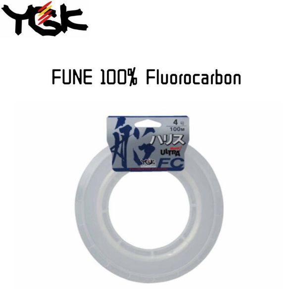 

braid line original ygk ultra fune fc 100% fluorocarbon 100m size 6-10 carbon leader boat fishing lines