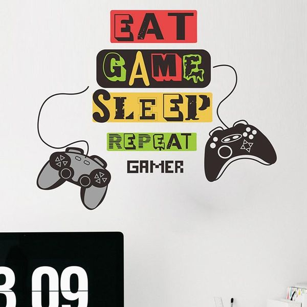 

wall stickers cartoon game decal removable mural poster living room bedroom decals