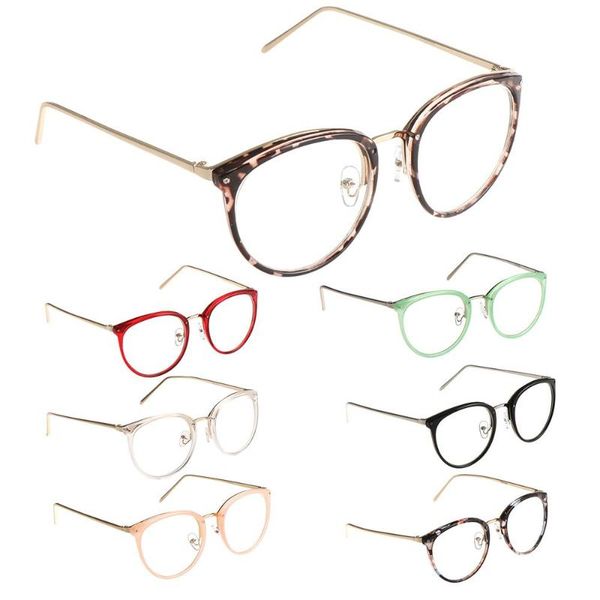 

sunglasses fashion retro spectacles metal frames vision care eyewear eyeglasses optical lens glasses, White;black
