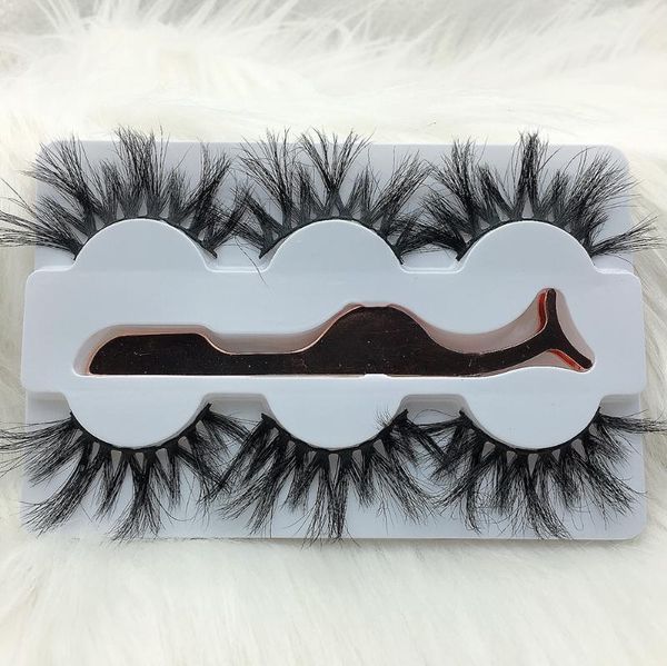 

sets wholesale 3 pairs natural false eyelashes fake lashes long makeup 3d mink eyelash extension beauty1