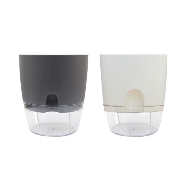 

elf watering planter handmade 2 layer self plant pot with water contain planters & pots