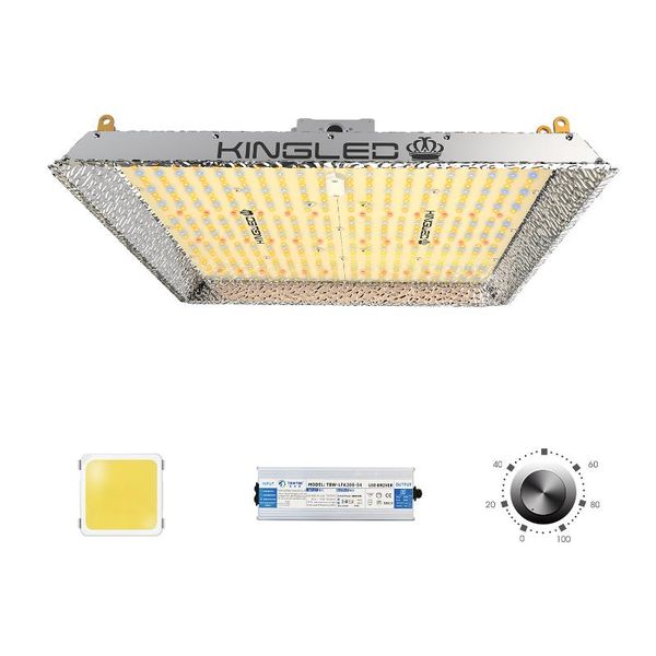 

kingled 2000w full spectrum led grow light 648pcs samsung quantum board dimmable lamp for indoor plant hydroponics lights
