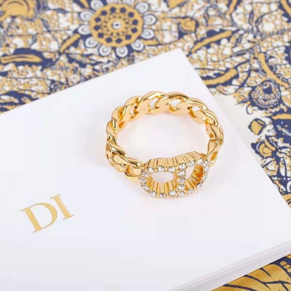 

star di's same letter brass worn ring femininity fashion, Golden;silver