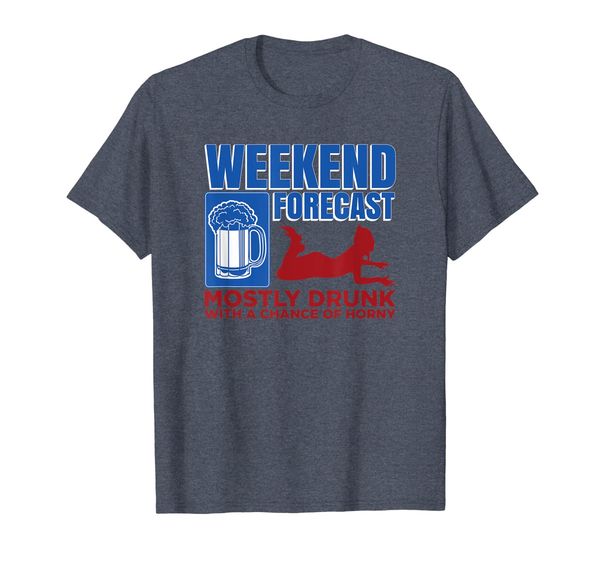 

Beer Drinking Weekend Forecast Mostly Drunk T Shirt, Mainly pictures