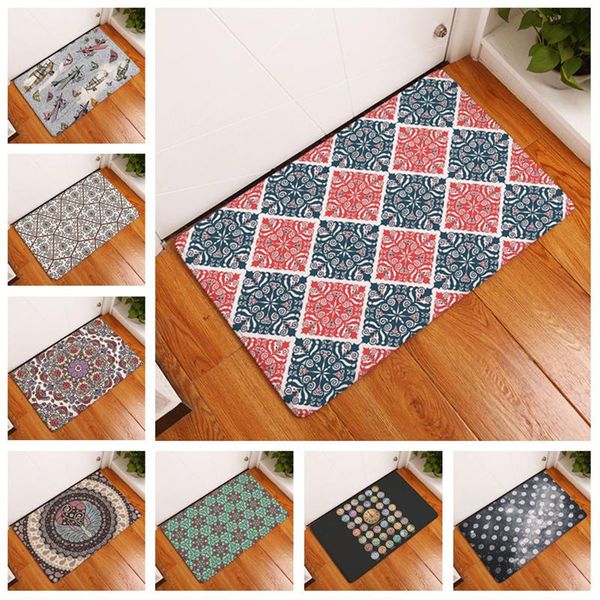 

carpets mandala printed doormat living room-slip carpet absorbent shower bath mat bedroom kitchen rug welcome door mats