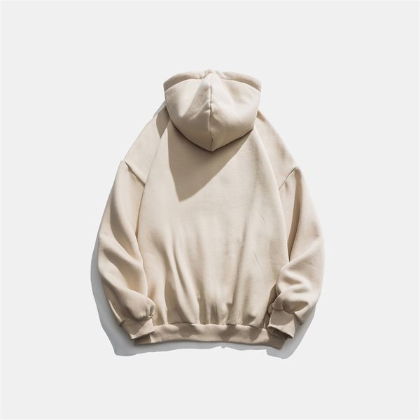 

2021henry hooded sweater loose korean 2020 new autumn and winter plush thick chic fashion, Black