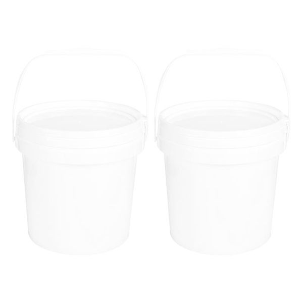 

buckets 2pcs practical paint pigment multipurpose can handheld