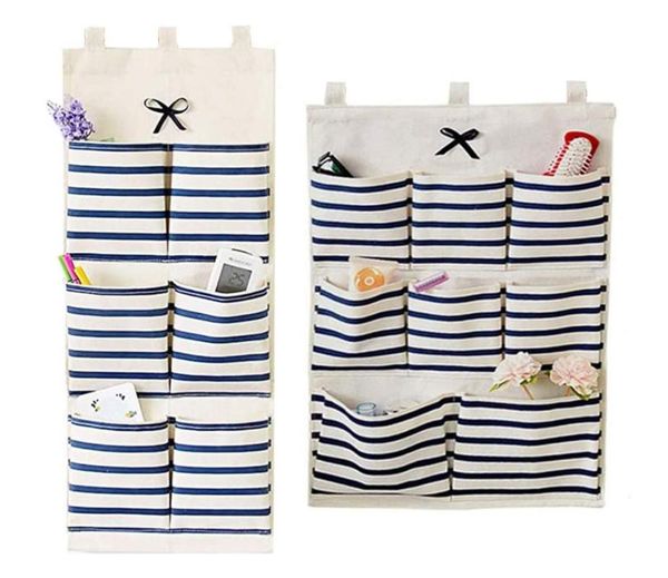 

storage boxes & bins wall-mounted pockets 6-pocket and 8-pocket hanging organizer for bedroom bed kitchen bathroom keys closet #5