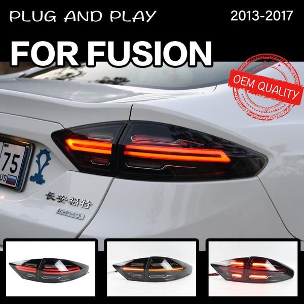 

other lighting system car styling tail light for mondeo fusion 2013-2021 2021-2021 taillights rear lamp led signal reversing parking li