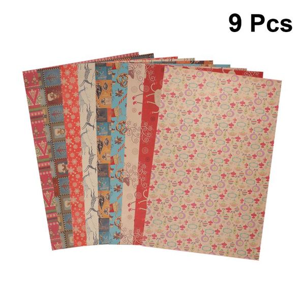 

other arts and crafts sheets patterns christmas papercraft wrapping paper vintage gift wrap diy kraft without ribbon for decoration