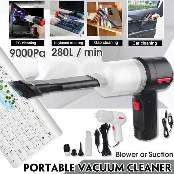 

vacuum cleaner 9000pa 3-in-1 portable cordless handheld auto 2000mah powerful home car air duster mini wireless blower