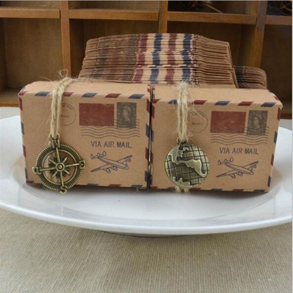 

gift wrap vintage kraft candy box mailing plane creative chocolate