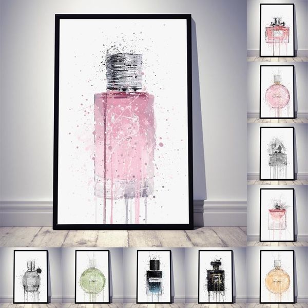 

paintings nordic abstract art printing canvas painting fashion perfume bottle poster girl bedroom corridor home decoration mural