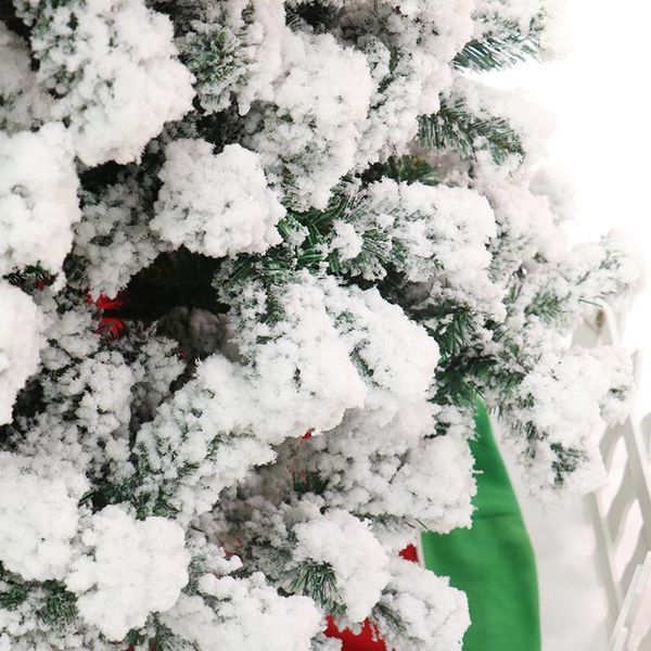 

christmas decorations encrypted high-grade snowflake flocking tree mall el chrismas