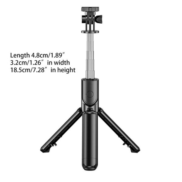 

selfie monopods 587d 3 in 1 wireless remote control stick tripod 360Â°rotation extended holder