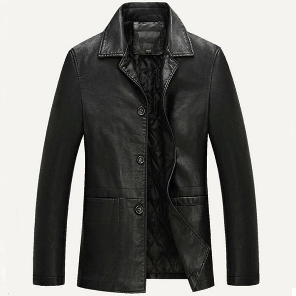 

men's jackets men soft pu leather jacket male business casual coats man jaqueta masculinas inverno couro large size xxxl 4xl, Black;brown