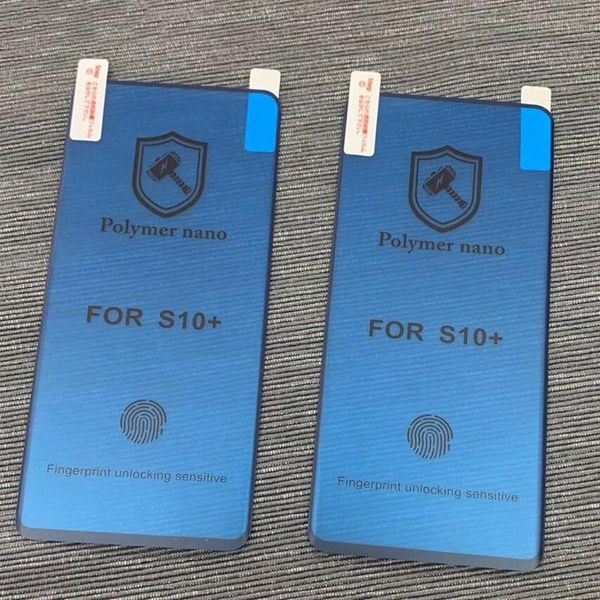 

cell phone screen protectors 2021 arrival pmma glass anti- front film for samsungs10 galaxys10 plus s9 s8 note 10 9 8 full protector