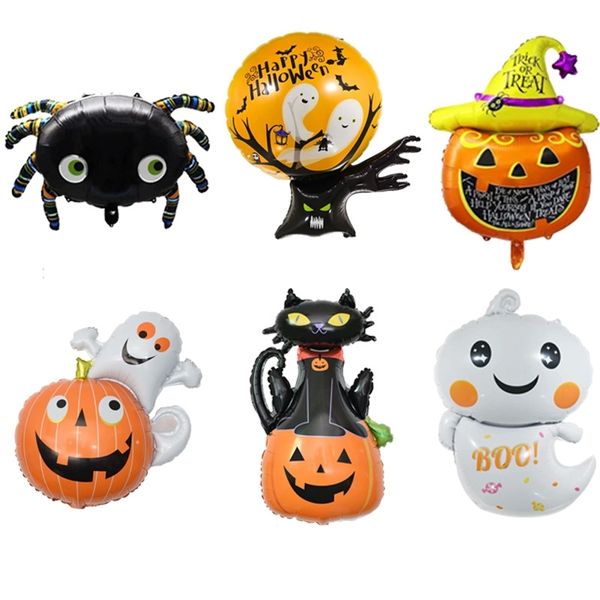 

ghost festival party decoration halloween film spider pumpkin cartoon aluminum foil balloon