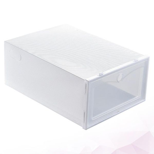 

disposable covers 6pcs 33x23x13cm shoes case thicken box style shoe storage white