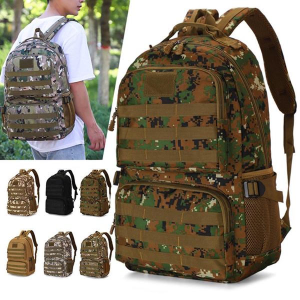 

backpack camouflage men large capacity army military tactical outdoor travel rucksack bag hiking camping