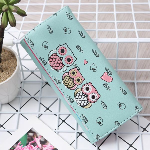

wallets 2021 cartoon cute ladies wallet pu2 fold card bag coin purse clutch, Red;black