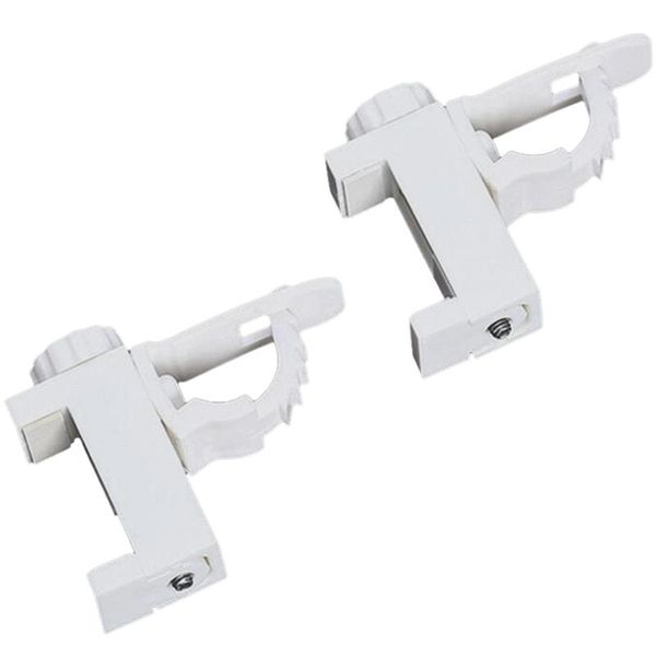 

2pcs adjustable crossbar rod support clamp holder curtain rods bracket towel storage rack hanging hook home organizer other decor