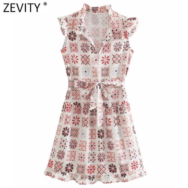 

holiday style women sweet pleat ruffles patchwork floral print casual shirt dress female chic bow sashes vestidos ds8178 210420, Black;gray