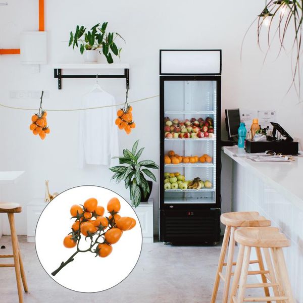 

party decoration fake fruit simulation cherry tomatoes home pography prop