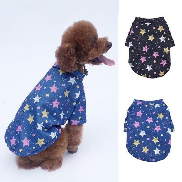 

dog apparel satrs printed cat sweater puppy accessory warm comfortable cute classic clothes pullover dogs pets clothing durable