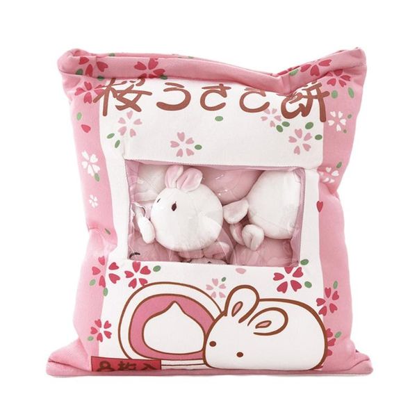 

party favor plush mini dolls cherry blossoms soft toy simulation doll sofa cushion for main decoration