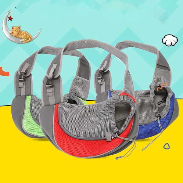 

dog car seat covers 1pc pet chest backpack bag breathable mesh cat and outing shoulder diagonal out portable carrier pets