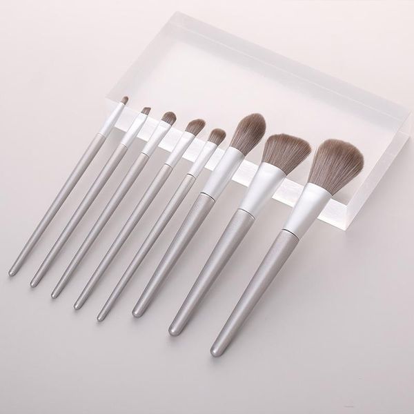 

makeup brushes 8pcs eye shadow foundation blush blending beauty make up brush portable soft hair tools
