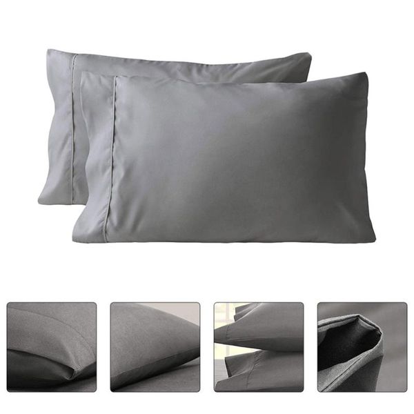 

pillow case 1 pair dacron pillowcase soft cover sleeping bedding