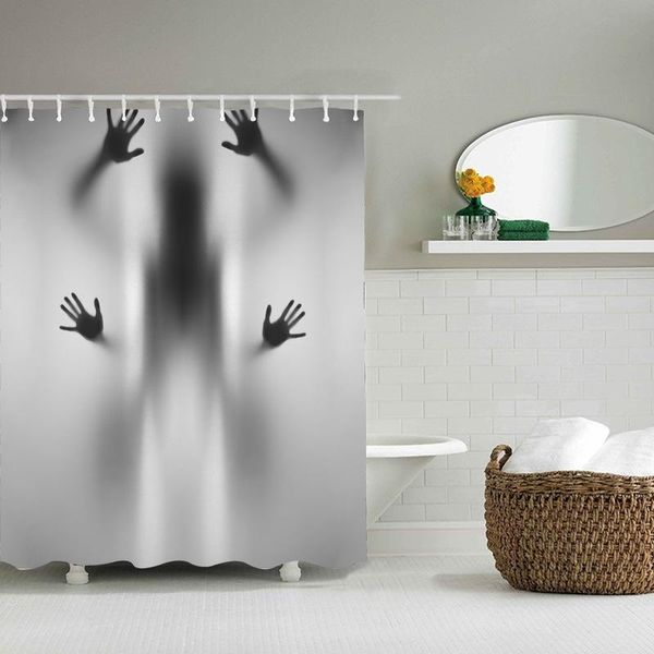 

curtain & drapes halloween horror print bathroom shower curtains waterproof polyester in the with hook