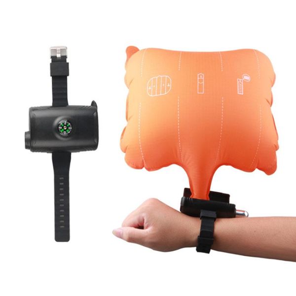 

life vest & buoy selling anti-dredging rescue bracelet with inflatable airbag outdoor watersports swim strap