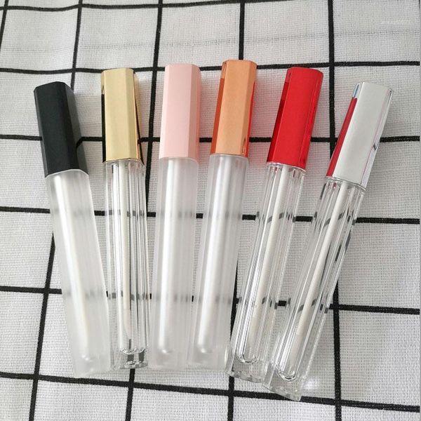 

storage bottles & jars 10/30/50pcs 4.5ml empty lip gloss tubes containers mini refillable with multicolored bottle caps