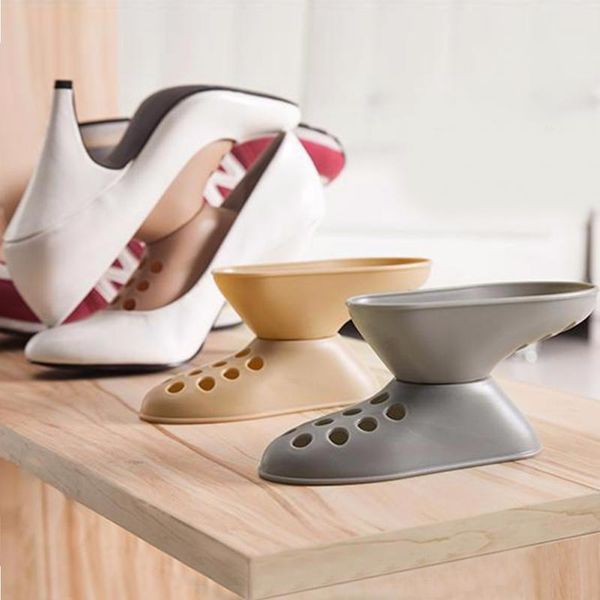 

clothing & wardrobe storage gnflash 1pc creative stand rack for high heel shoes double layer holder space saver plastic organizer