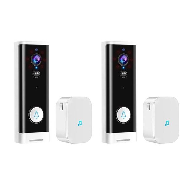 

video doorbell wireless 1080p mini tuya smart home 2mp 2 way audio pir motion detection door bell camera doorbells