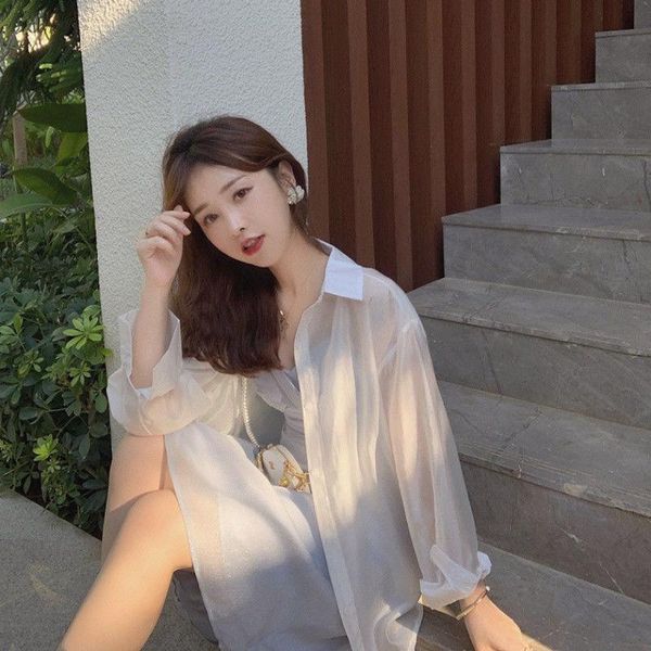 

casual dresses 2021 summer french first love waist closing temperament goddess fan v-neck double sling dress shirt two piece set, Black;gray