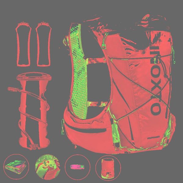 

outdoor bags 8l running hydration vest backpack men women sport trail marathon jogging hiking option water bag flask