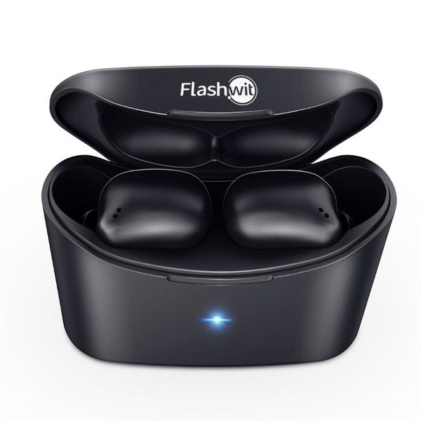 

headphones & earphones flashwit sports bluetooth wireless headset touch control waterproof 6 hours super playtime for phones and music