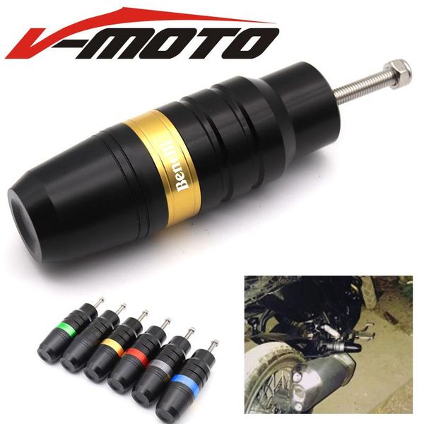 

motorcycle exhaust system cnc crash pads sliders protector for benelli tnt300 tnt600 bn600 bn302 stels600 keeway rk6 bn