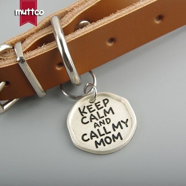 

wholesale functional kirsite metal self-design letter round dog id tag apparel