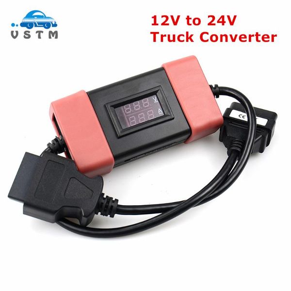 

diagnostic tools 24v to 12v heavy duty truck diesel adapter cable for x431