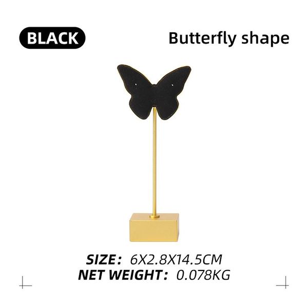 

jewelry pouches, bags black butterfly shaped display stand for femal earring necklace jewellery organizers showcase base bracket is detachab, Pink;blue