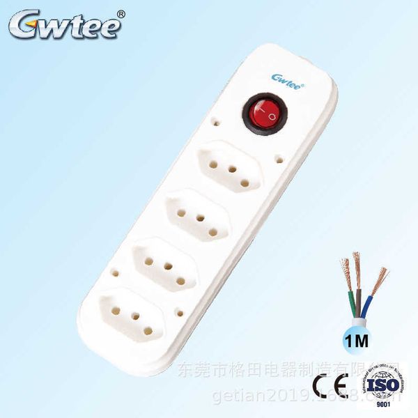 

socket 4-position ce certified brazilian gauge row plug with switch
