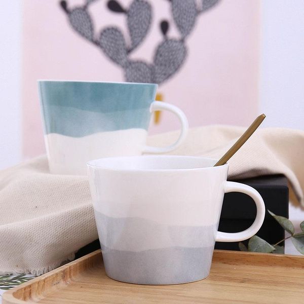 

mugs aesthetic travel milk mug tea white kids minimalist coffee plain nordic modern office chocolate vaso cafe drinkware by50mu