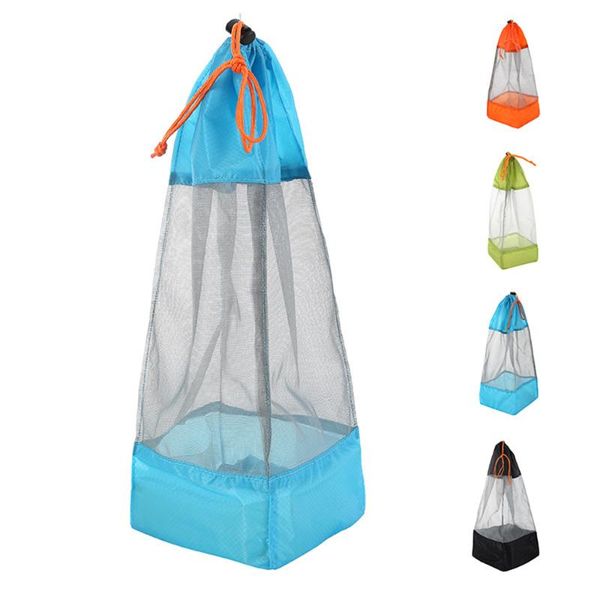 

reusable vegetable fruit bags portable clothing toy sundries storage bag mesh produce kitchen 5 size