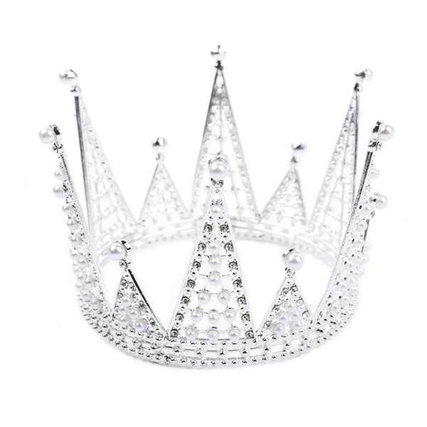 

baby crown po pography props born girl princess luxury fashion headband n7me hair accessories, Slivery;white